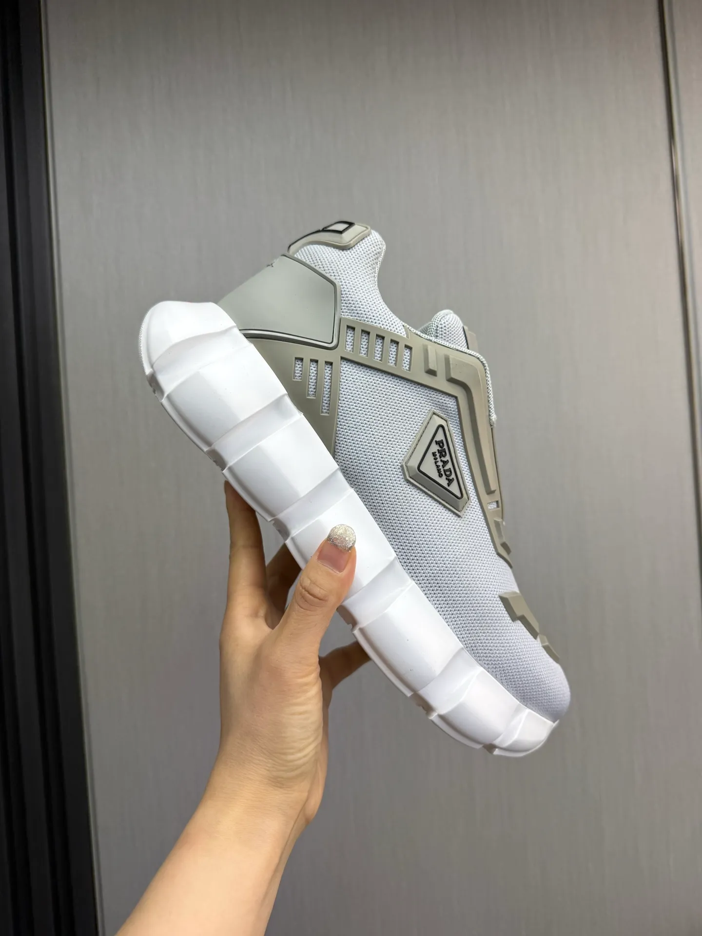 Factory price 580💰 [PRADA] Men's shoes are popular in the counter, official website is synchronized, 1 high-quality shipment ✔️Original mesh + cowhide lining, 1🆚1 replica, original bottom, 38-45 (45 customized, non-refundable)